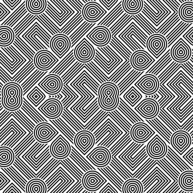 Sorunsuz tek renkli zikzak desen tasarım