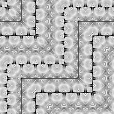Sorunsuz tek renkli zikzak desen tasarım