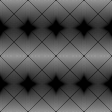 kesintisiz tek renkli geometrik desen tasarım