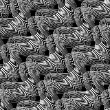 Sorunsuz tek renkli sallanan desen tasarım