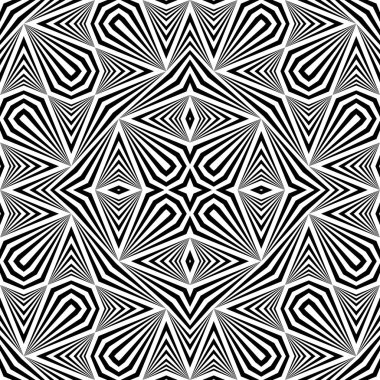 kesintisiz tek renkli dekoratif desen tasarım