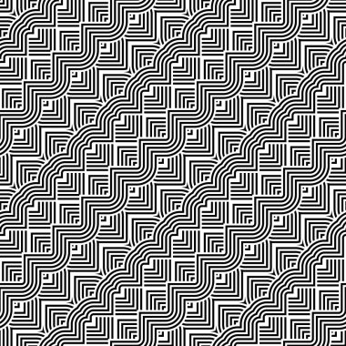 Sorunsuz tek renkli zikzak desen tasarım