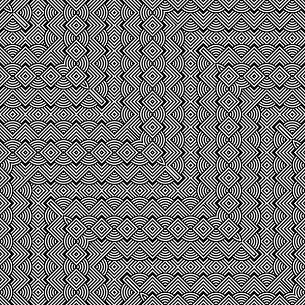 Design seamless monochrome zigzag pattern