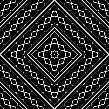 kesintisiz tek renkli geometrik desen tasarım