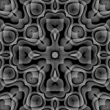 kesintisiz tek renkli dantel desen tasarım