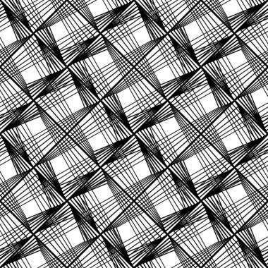 kesintisiz tek renkli geometrik desen tasarım