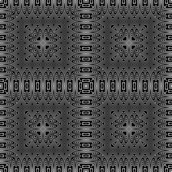 디자인 완벽 한 흑백 레이스 패턴 — 스톡 벡터