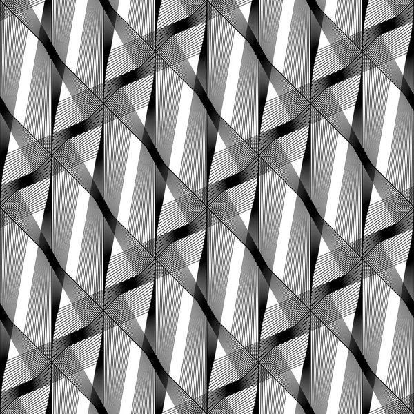 Projekt monochromatyczne wzór geometryczny — Wektor stockowy