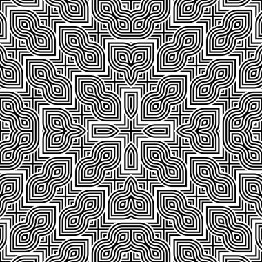 kesintisiz tek renkli dekoratif desen tasarım