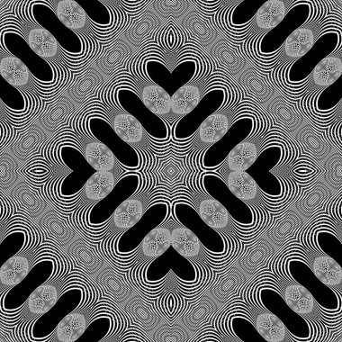 kesintisiz tek renkli dantel desen tasarım