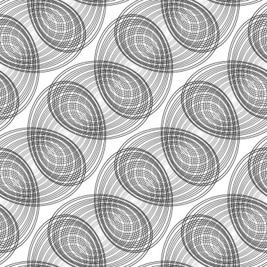 kesintisiz tek renkli geometrik desen tasarım