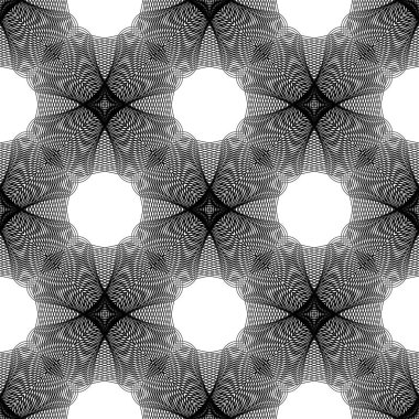 kesintisiz tek renkli dekoratif desen tasarım