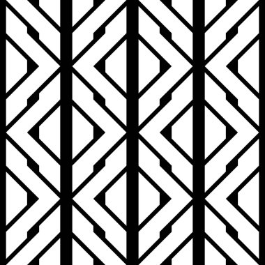 kesintisiz tek renkli geometrik desen tasarım