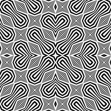 kesintisiz tek renkli dekoratif desen tasarım