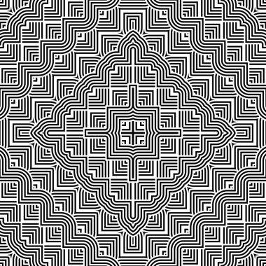 kesintisiz tek renkli dekoratif desen tasarım