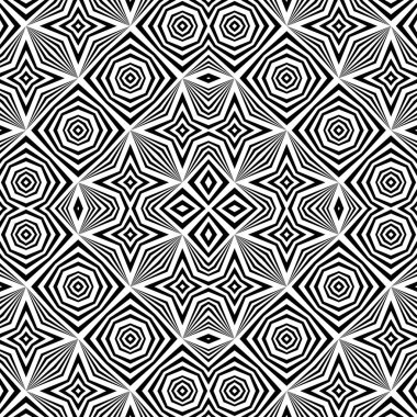 kesintisiz tek renkli dekoratif desen tasarım