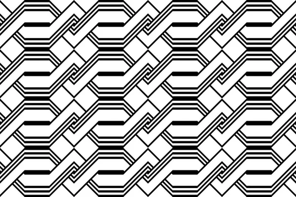 Diseño inconsútil patrón monocromo zigzag — Archivo Imágenes Vectoriales