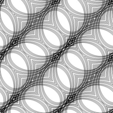 kesintisiz tek renkli geometrik desen tasarım