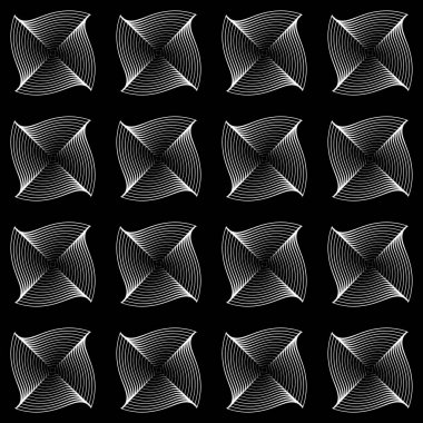 kesintisiz tek renkli dekoratif desen tasarım