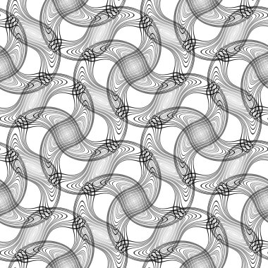 Sorunsuz tek renkli büküm desen tasarım