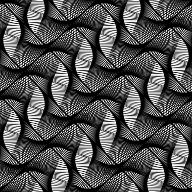 Sorunsuz tek renkli sallanan desen tasarım