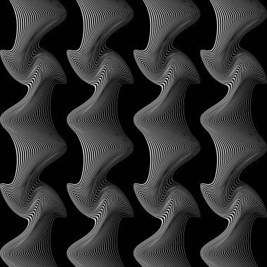 Sorunsuz tek renkli sallanan desen tasarım