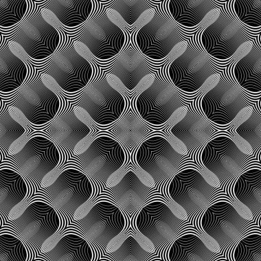 Sorunsuz tek renkli sallanan desen tasarım