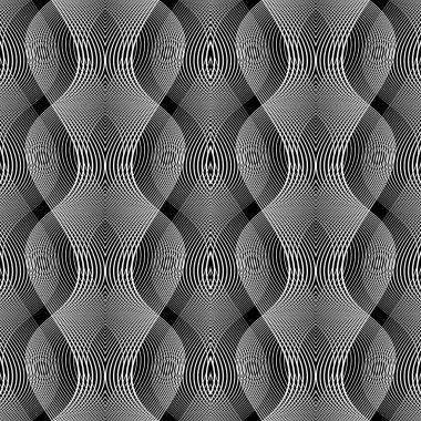 Sorunsuz tek renkli sallanan desen tasarım