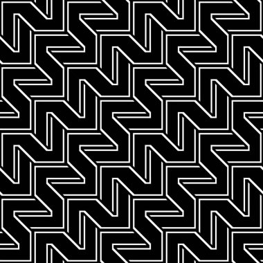 Sorunsuz tek renkli zikzak desen tasarım