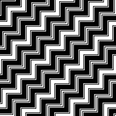 Sorunsuz tek renkli zikzak desen tasarım