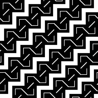 Sorunsuz tek renkli zikzak desen tasarım