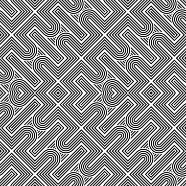 Sorunsuz tek renkli zikzak desen tasarım