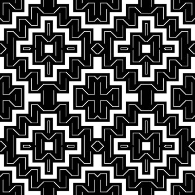 kesintisiz tek renkli geometrik desen tasarım