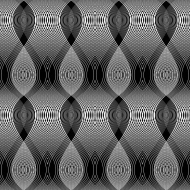 Sorunsuz tek renkli sallanan desen tasarım