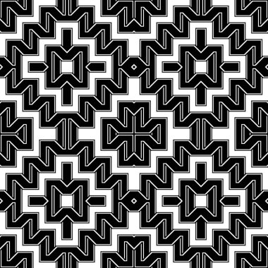 kesintisiz tek renkli geometrik desen tasarım