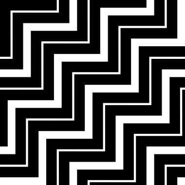 Sorunsuz tek renkli zikzak desen tasarım