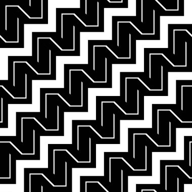 Sorunsuz tek renkli zikzak desen tasarım