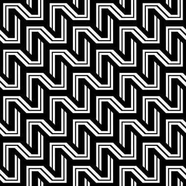 Sorunsuz tek renkli zikzak desen tasarım