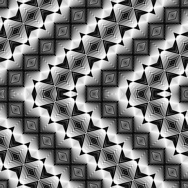 Sorunsuz tek renkli zikzak desen tasarım