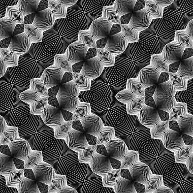 Sorunsuz tek renkli zikzak desen tasarım