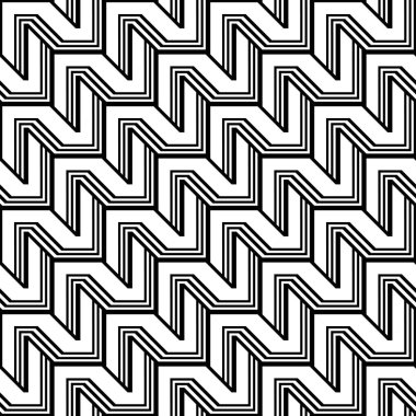 Sorunsuz tek renkli zikzak desen tasarım