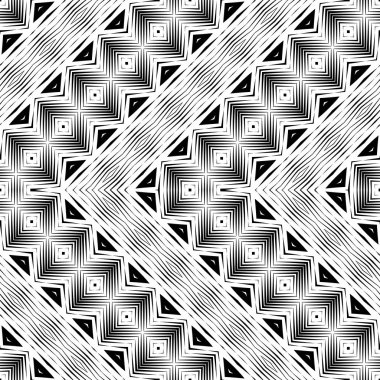 Sorunsuz tek renkli zikzak desen tasarım