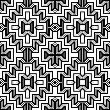 kesintisiz tek renkli geometrik desen tasarım