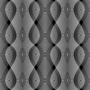 Sorunsuz tek renkli sallanan desen tasarım