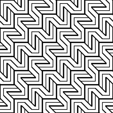 Sorunsuz tek renkli zikzak desen tasarım