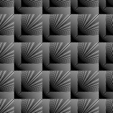 kesintisiz tek renkli geometrik desen tasarım