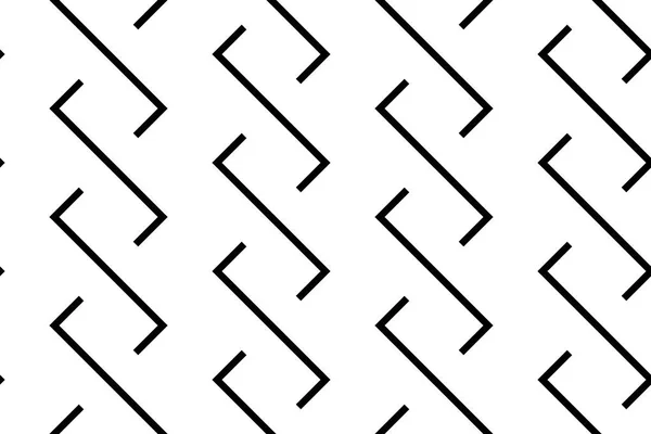 Diseño inconsútil patrón monocromo zigzag — Archivo Imágenes Vectoriales