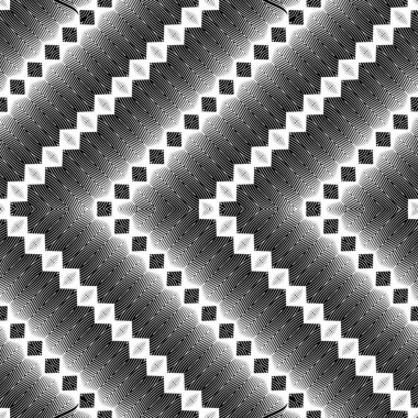 Sorunsuz tek renkli zikzak desen tasarım