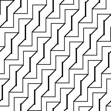 Sorunsuz tek renkli zikzak desen tasarım