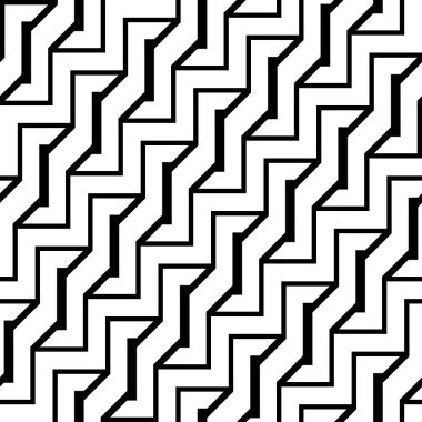 Sorunsuz tek renkli zikzak desen tasarım